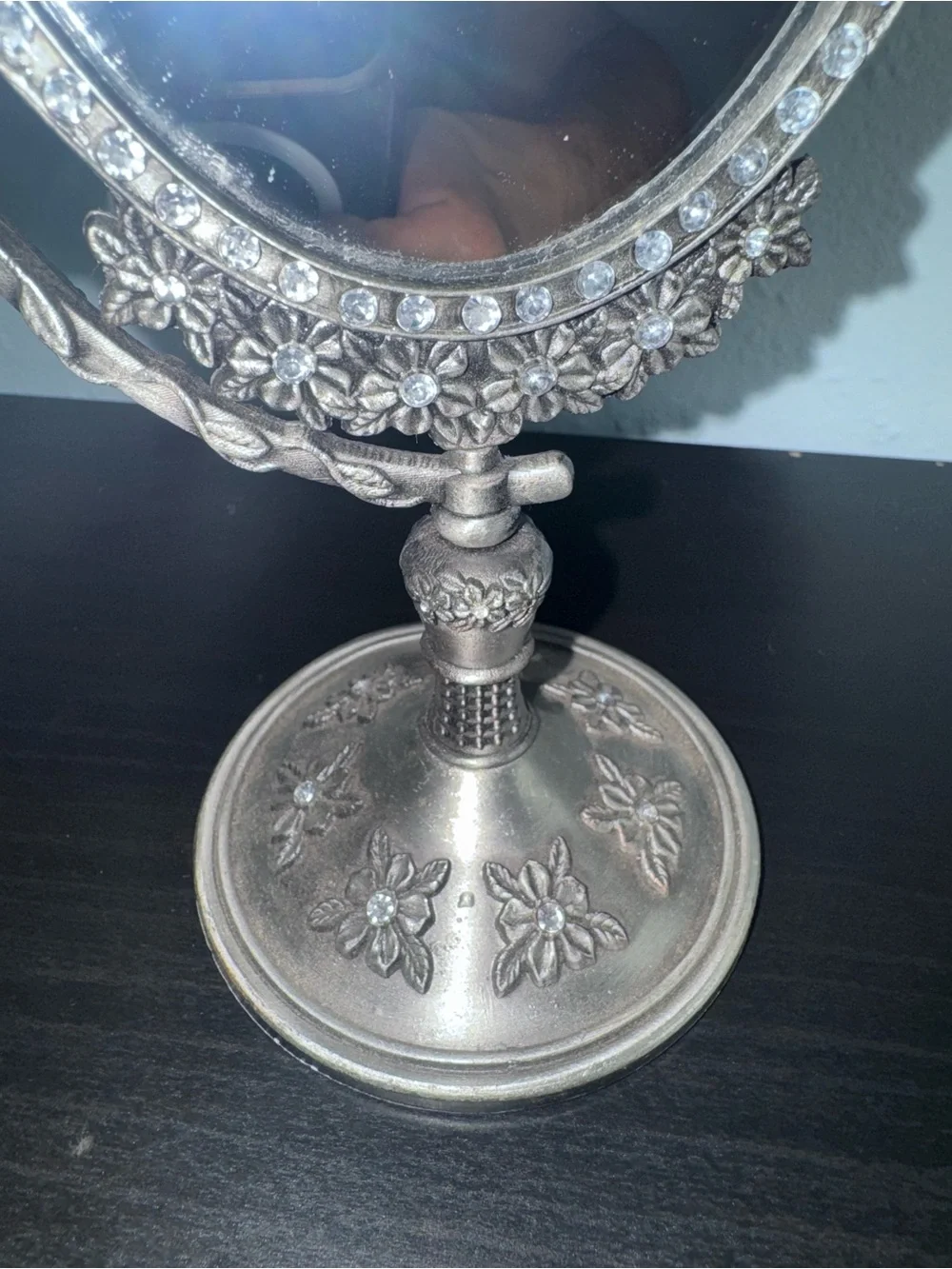 Vintage/Antique Ornate Tabletop Vanity Mirror 10